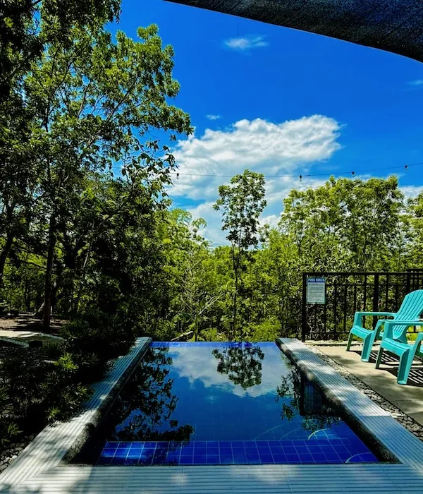 country roads farm private cabin pool